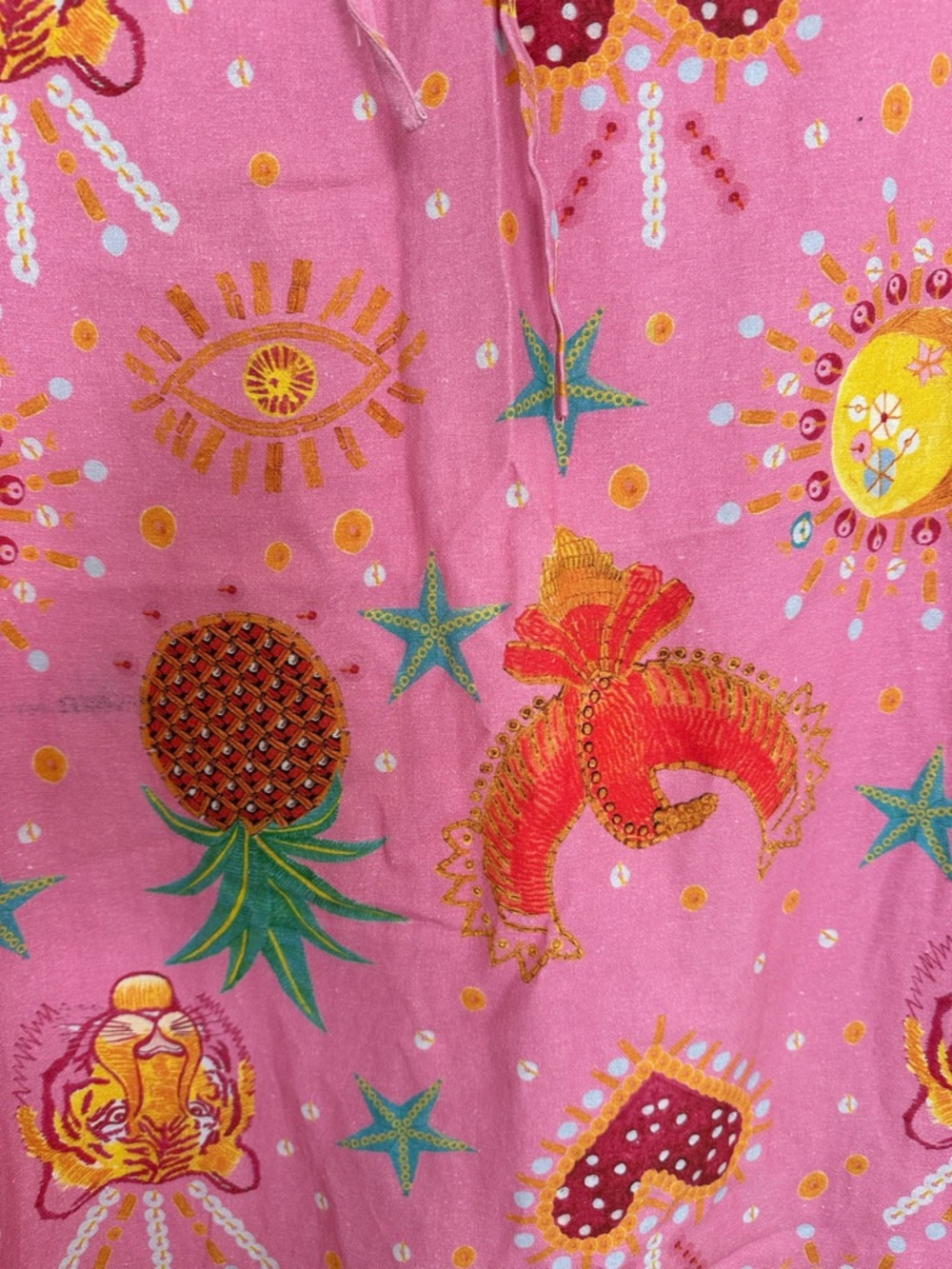 NWT Marie by Victoria Dunn Pink Printed Maxi Dress - Picture 3 of 5